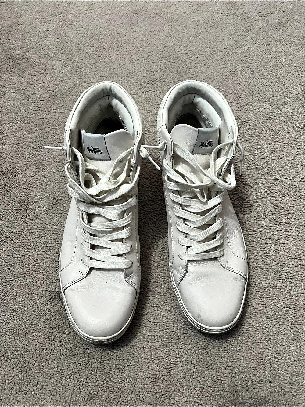 Coach High Top Sneakers in White